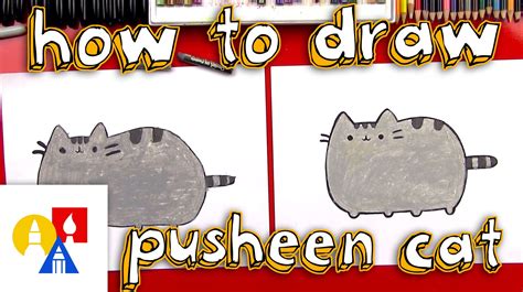 How To Draw The Pusheen Cat Art For Kids Hub Pusheen Cat Cat Doodle