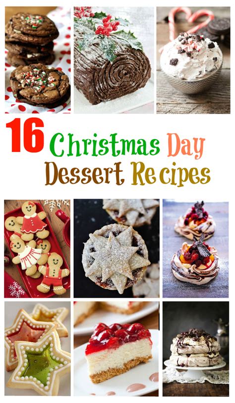 So just chose your favorite christmas dessert recipe and enjoy your sweet and delicious holiday. 16 Awesome Christmas Day Dessert Recipes