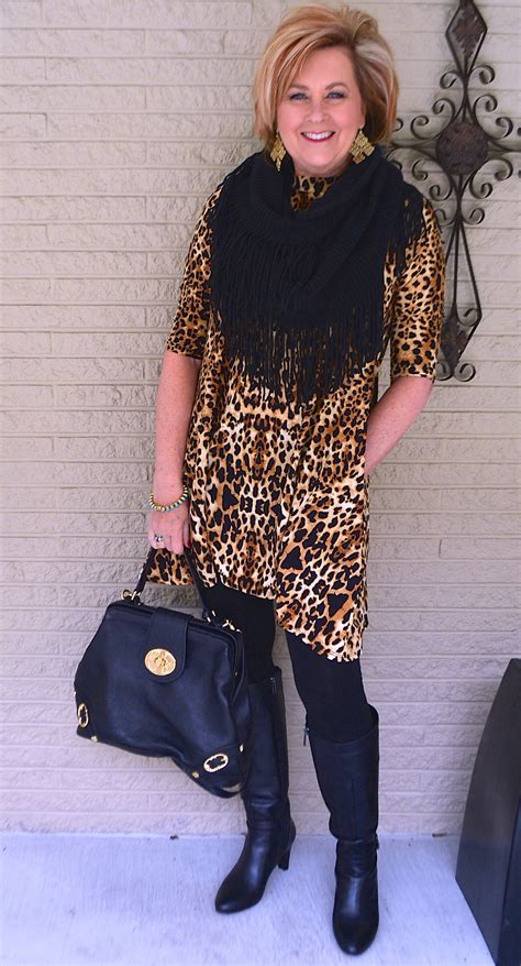 leopard print and phyllis diller 50 is not old over 60 fashion over 50 womens fashion