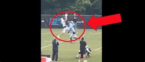 The Panthers Cut Jt Ibe After Brutal Hit On Keith Kirkwood In Practice