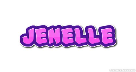 Jenelle Logo Free Name Design Tool From Flaming Text
