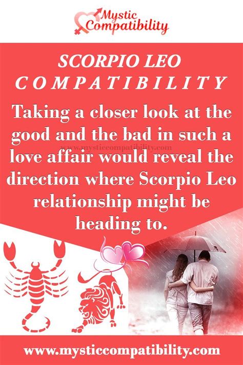 Scorpio Leo Relationship Compatibility Scorpio Love Leo Love Scorpio