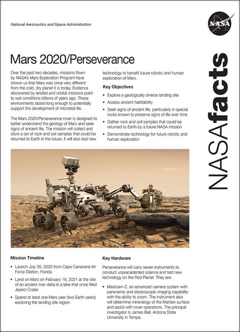Space Mars Rover Timeline