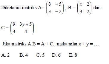 contoh soal dan pembahasan Matriks ~ matematika_anang