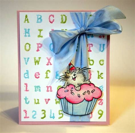 fluffles birthday by wendyp81 cards and paper crafts at splitcoaststampers copic sketch