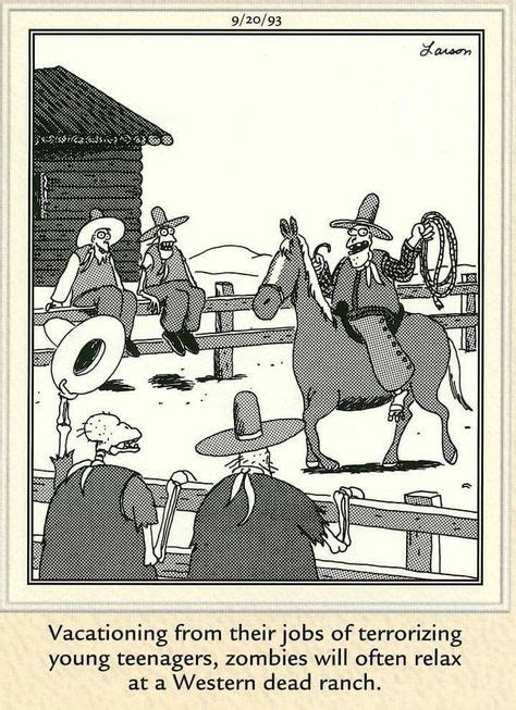 160 Cartoons Cowboys Ideas Far Side Cartoons Far Side Comics Gary