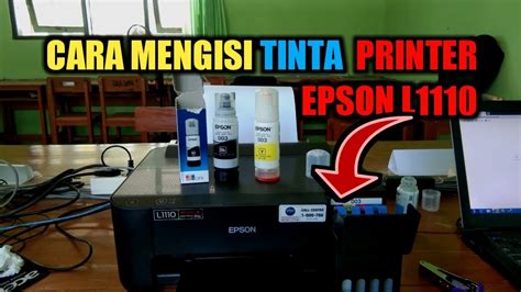 Cara Mengisi Tinta Printer Epson L Mudah Dan Sangat Praktis YouTube