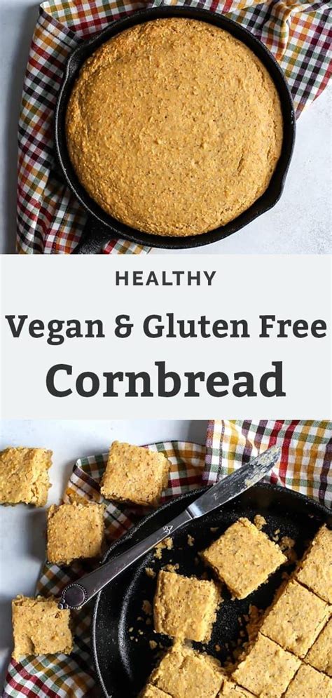 The Best Vegan Cornbread Recipe Gluten Free Fit Mitten Kitchen