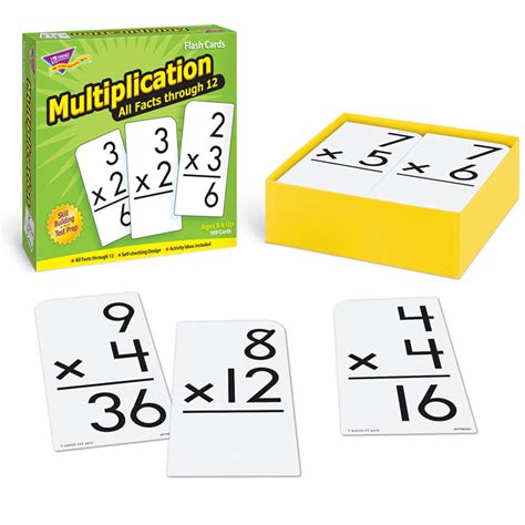Multiplication 0 12 All Facts Skill Drill Flash Cards Kidzschoolsupply