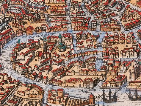 Old Map Of Venice 1756 Venetia Venezia Vintage Maps And Prints