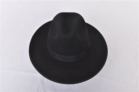 Black Rimmed Snap Brim Hat Yeshivish Hats