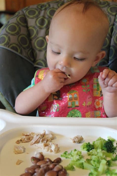 Begin with two to three spoonfuls of soft and mashed food four times a day, which will. 10 Tips for Starting Your Baby on Solid Food | Feeding ...