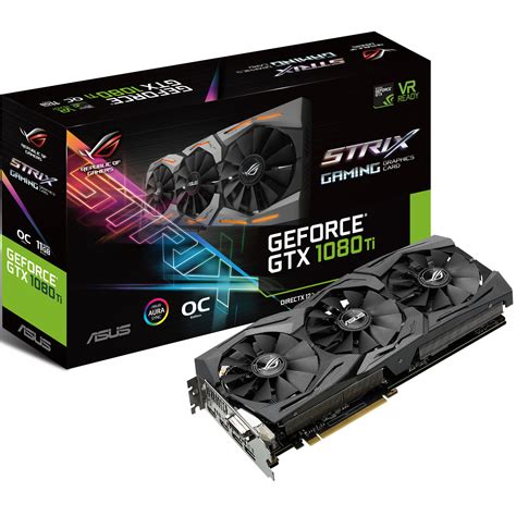 Asus Geforce Rog Strix Gaming Gtx 1080ti Oc 11gb Gddr5 Pccomponentespt