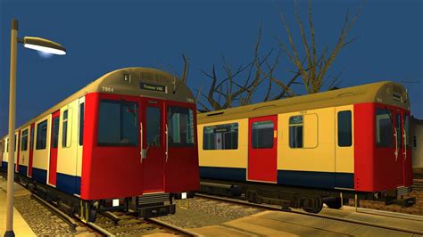Virtual District Line Phase 3 London Underground D78 Stock Train