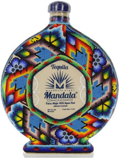Mandala Extra Añejo Tequila Hichol Chaquira Art Limited Edition 1l