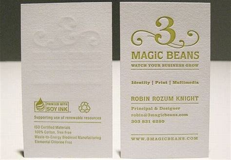 We serve you your daily portion of business card inspiration. 10 green business cards made using recycled paper - Green ...