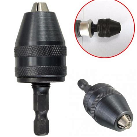 Driver Tool Accessories Keyless Adapter Impact Hex Shank Drill Chuck In Chuck From Tools On