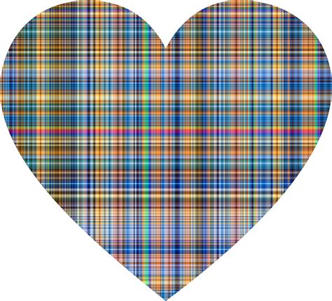 Plaid Heart Png Png Image Collection