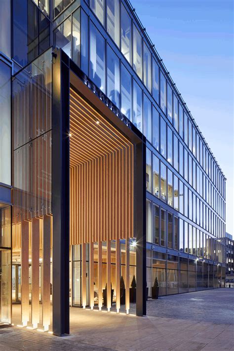 Davidson House Forbury Square Entrance Night View Dn A Architects