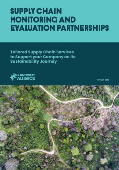 Supply Chain Monitoring And Evaluation Rainforest Alliance