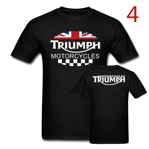 Triumph Motorcycle Classic Logo T Shirt Men Tee Usa Sizes Xxxl In T