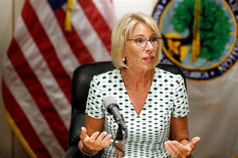 Devos Says She Will Revisit Obama Era Sexual Assault Policies