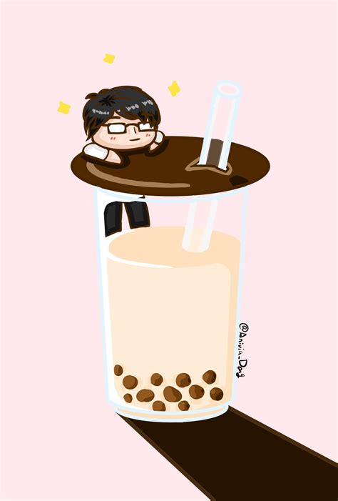 If you ever in covina make sure to check out @boba_tea_lounge ????? Drawings? Bubble tea : lingling40hrs
