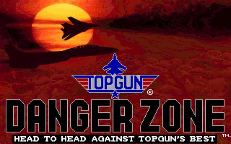 Top Gun Danger Zone Screenshots For Dos Mobygames