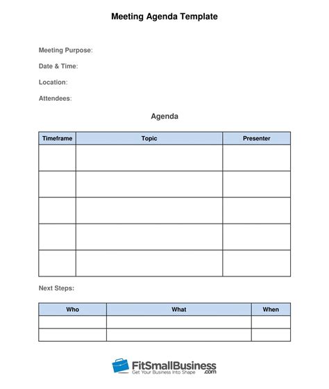 image of how to run effective meetings in 10 steps free template level 10 meeting agenda