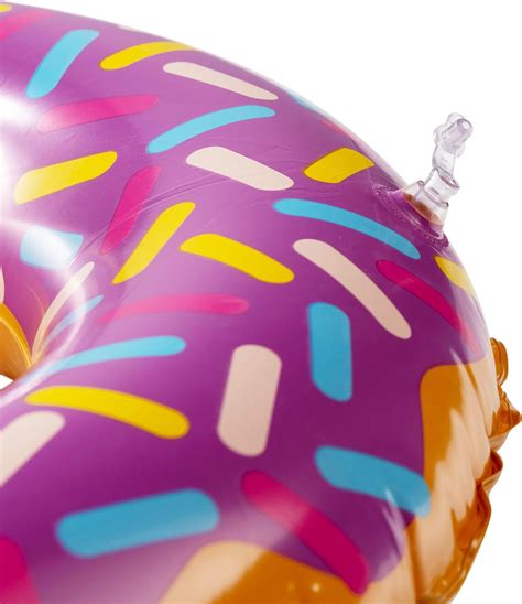 buy inflatable donuts pack of 4 24 inch sprinkle donut inflatables in assorted neon colors