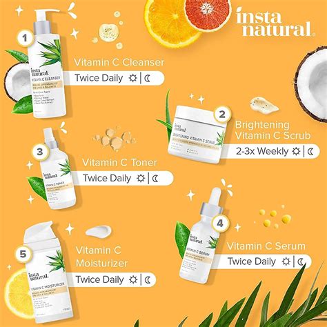 Instanatural Vitamin C Serum With Hyaluronic Acid And Vit E Natural