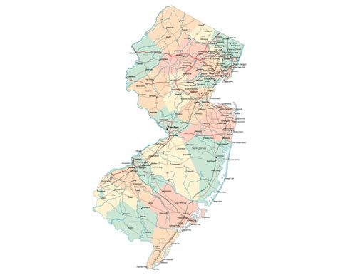 Maps Of New Jersey Collection Of Maps Of New Jersey State Usa