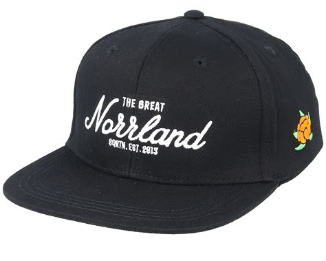 Kids Great Norrland Black Snapback Sqrtn Cap