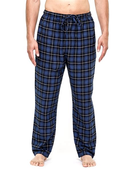 Mens 100 Cotton Flannel Lounge Pants Relaxed Fit 2 Pack Noble Mount