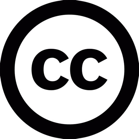 Creative Commons Logo Gebruikersinterface En Gebaren Iconen