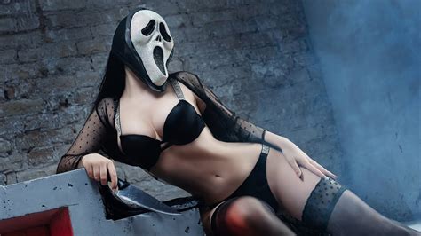 🎃 What S Your Favorite Horror Movie Scream Sexy Halloween Ghostface Cosplay Female Version