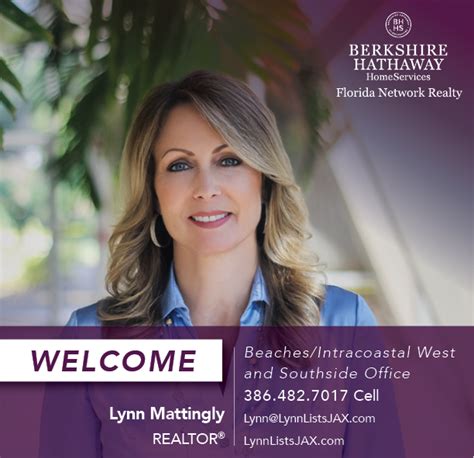 Berkshire Hathaway Homeservices Florida Network Realty Welcomes Lynn