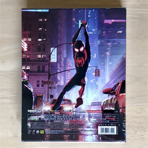 Spider Man Into The Spider Verse K D D Blu Ray SteelBook Blufans Exclusive China