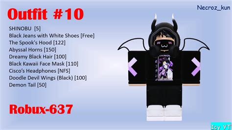 15 Roblox Anime Style Outfits 1 Youtube