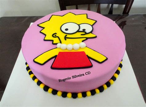 Rogerio Cake Designer Bolo Lisa Simpson