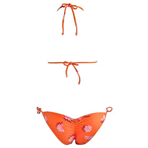Orange Bloom Triangle Bikini Zuzu Swim Ciamaritima