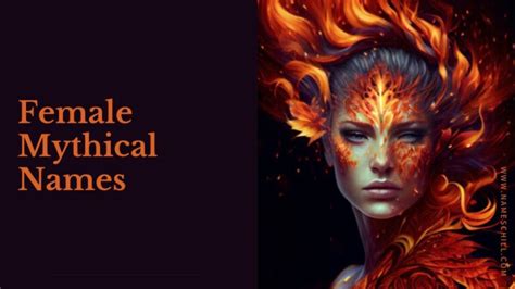 Female Mythical Names 210 Badass Mythical Girl Names With Meaning For