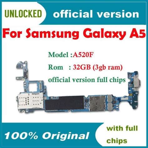 Hi Antenne Carte M Re Originale D Bloqu E Pour Samsung Galaxy A