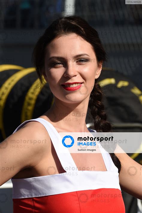 Grid Girl Formula One World Championship Rd16 Russian Grand Prix