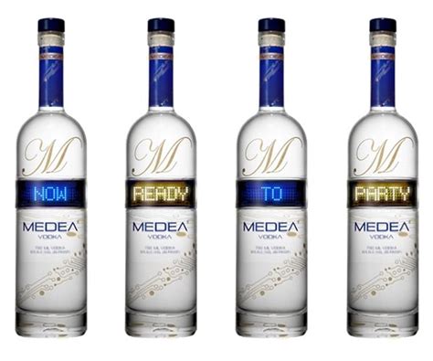 Medea Vodka Programmable Liquor Bottle