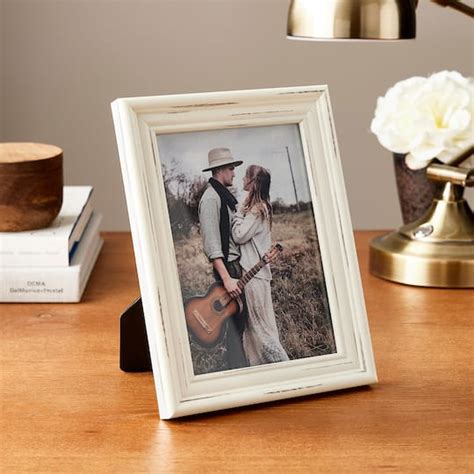 Distressed White Frame Simply Essentials By Studio Décor Single