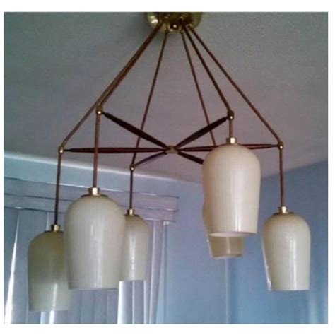 Mid Century Modern Authentic Wooden Chandelier Wooden Chandelier