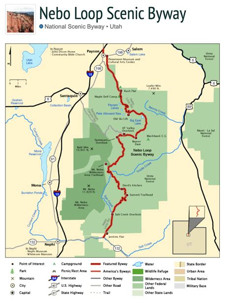 Mount Nebo Loop Road And Scenic Byway Mt Nebo Ut Living New Deal