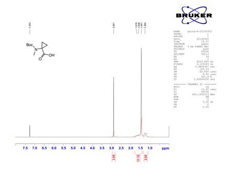 Tert Butoxycarbonyl Methyl Amino Cyclopropanecarboxylic Acid