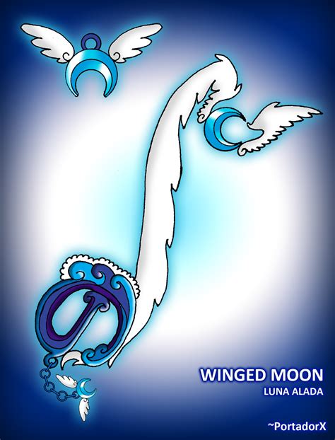 Winged Moon Keyblade Re Upload By Portadorx On Deviantart